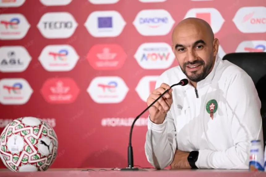 وليد الركراكي، المدير الفني للمنتخب المغربي،