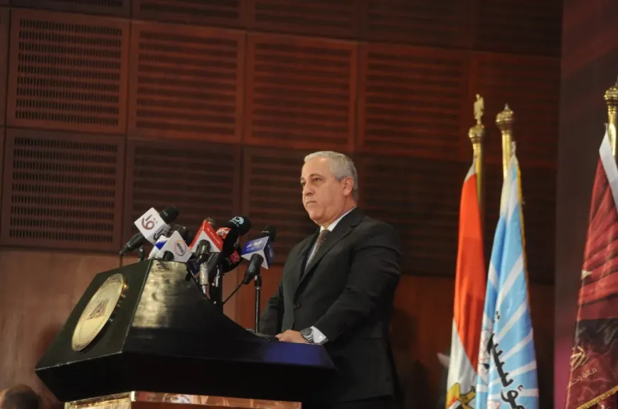 المهندس عبدالصادق الشوربجي خلال احتفالية الأهرام