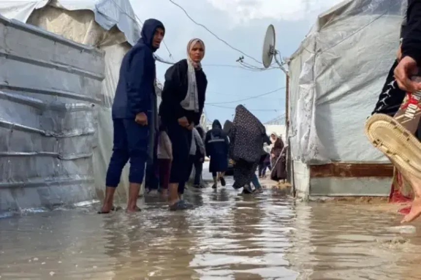 أمطار على غزة 