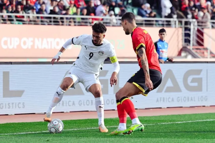 منتخب مصر ضد أنجولا