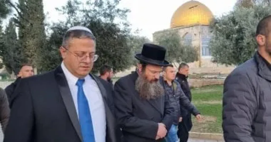وزير الأمن القومي الإسرائيلي المتطرف إيتمار بن غفير