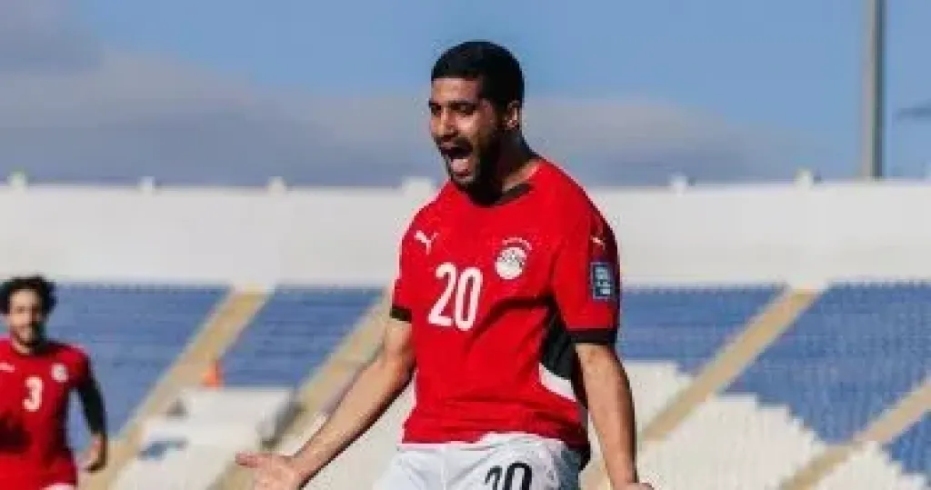 إبراهيم عادل لاعب منتخب مصر