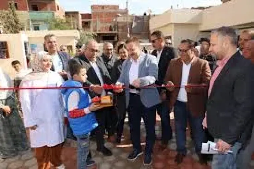 محافظ المنوفيه يفتتح وحده العلاج الطبيعى بالوحده الصحيه بكفر العرب