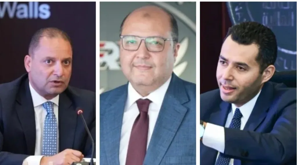 محمود جبريل و وليد أنور والمستشار أحمد محمد طاهر شتا