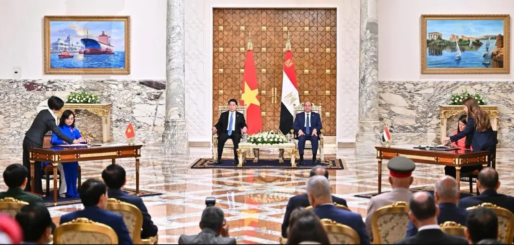 جانب من الشراكة المصرية الأسيوية خلال عام 2025