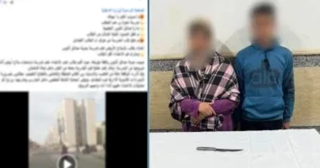 المتهمان عقب ضبطهما