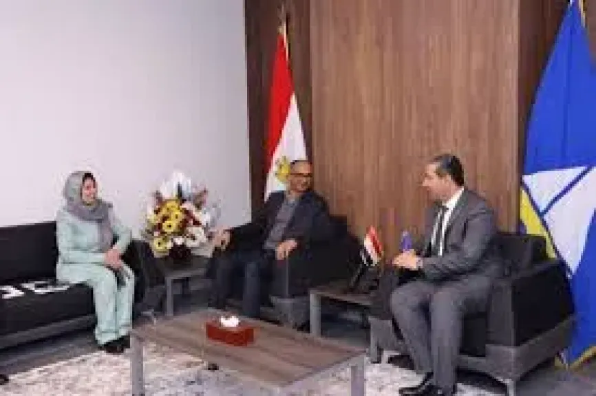 محافظ دمياط والدكتور اسماعيل نائب وزير الاسكان