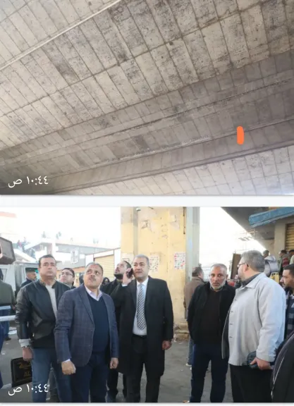 هبوط بكوبرى الصاغة بالزقازيق 