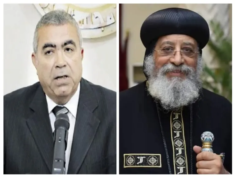 اللواء طارق مهدي و البابا تواضروس 
