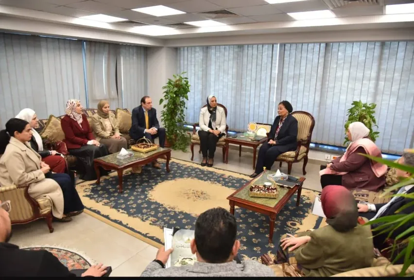 جانب من الزيارة 