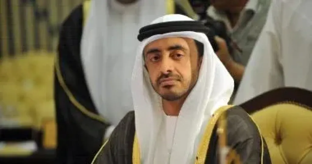 وزير الخارجية الإماراتى الشيخ عبدالله بن زايد آل نهيان