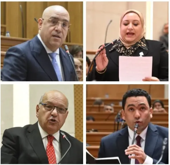الدكتور عاصم الجزار:  سحر عثمان.  محمد محمد الوحش.عوض أبو النجا.