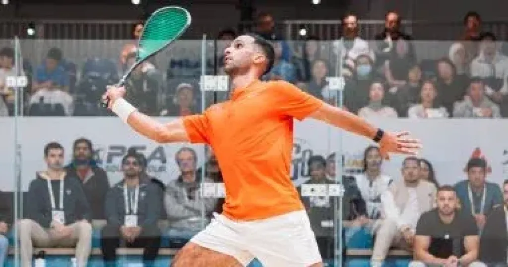 محمد أبو الغار لاعب الاسكواش