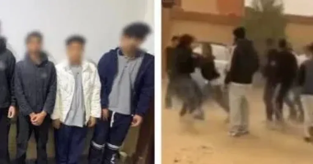 مشاجرة طلاب أمام مدرسة بالجيزة