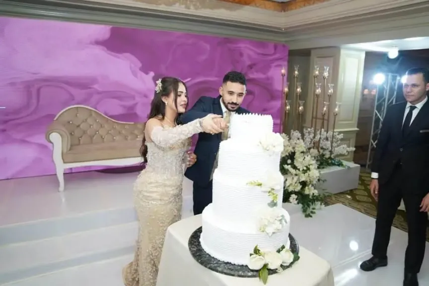 الاعلامية اماني الموجي تحتفل  بخطوبة ابنها عمر رفعت  على الآنسة هنا ايمن