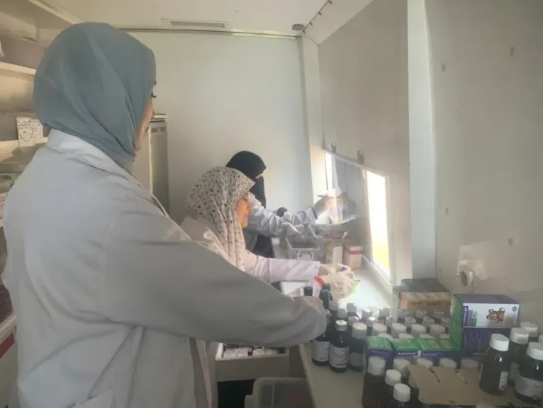 جانب من القافلة 