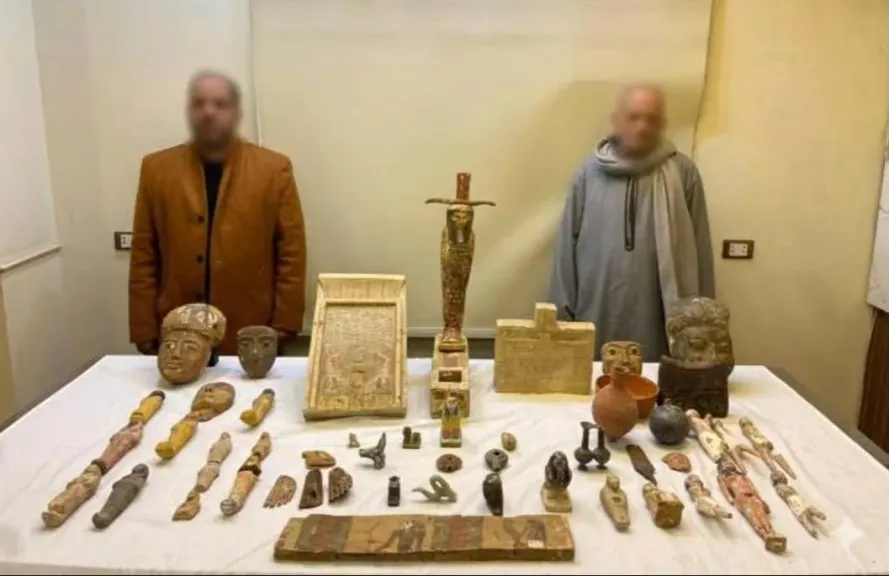 المتهمان والمضبوطات