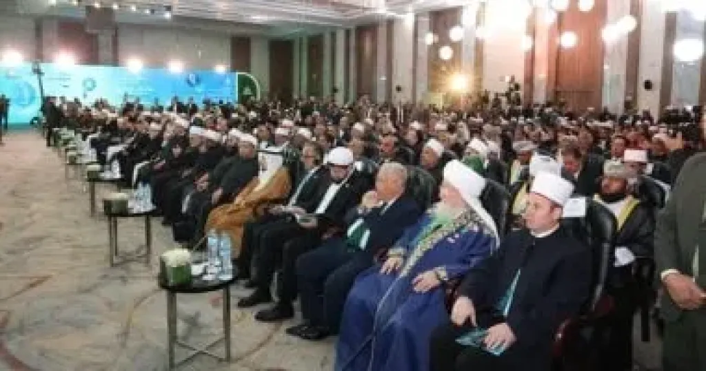 جانب من مؤتمر المجلس الأعلى للشئون الإسلامية