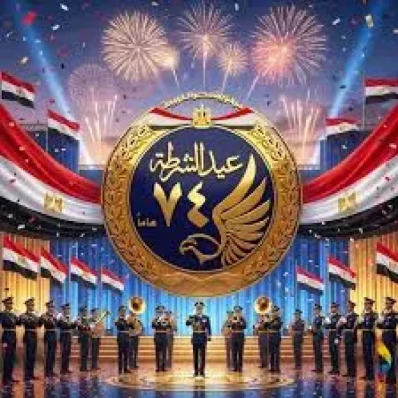 الاحتفال بعيد الشرطة الرابع والسبعين