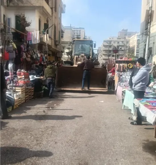 جانب من الازالة