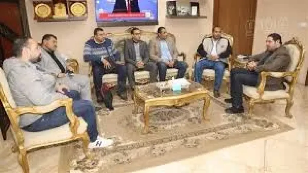 نائب محافظ بنى سويف يبحث موقف مشروعات الصرف الصحى