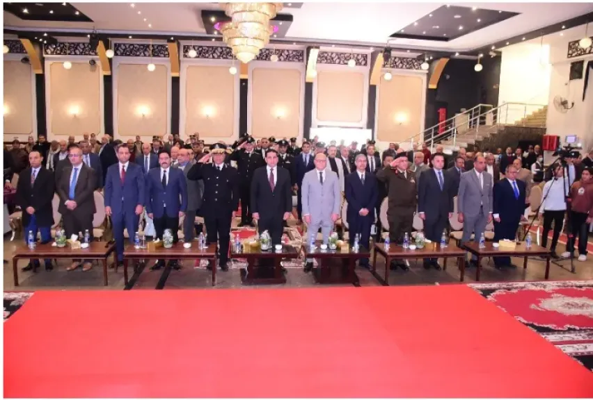 رئيس جامعة سوهاج يشارك في احتفالية عيد الشرطة الـ74