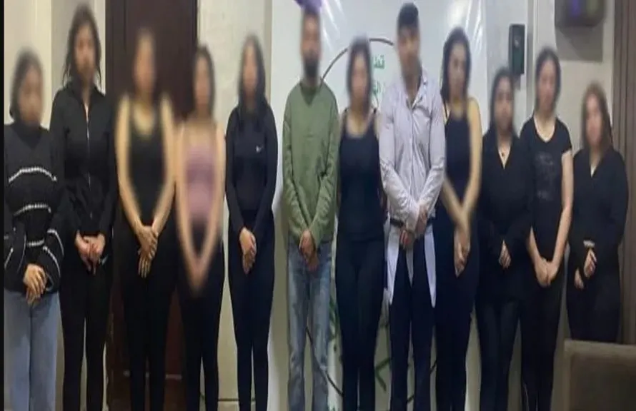 سقوط ناد صحي غير مرخص لممارسة الأعمال المنافية للآداب بالتجمع الخامس