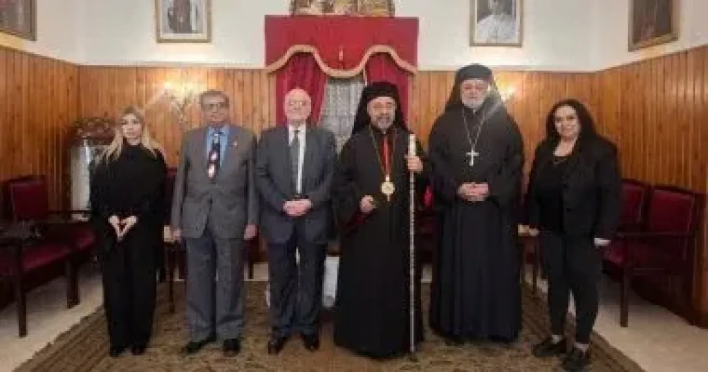 بطريرك الأقباط الكاثوليك يستقبل أمين عام مجلس كنائس الشرق الأوسط