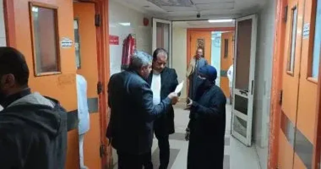 رئيس مركز العياط يتفقد المستشفى المركزى