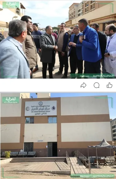 محافظ الشرقية يتفقد مستشفى الاحرار