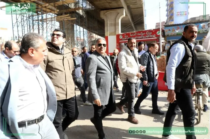 جانب من جولة المحافظ لرفع الاشغالات