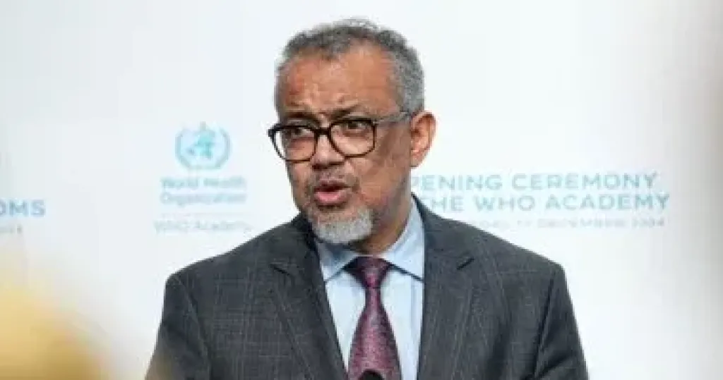 رئيس منظمة الصحة العالمية الدكتور تيدروس أدهانوم تيبريسوس