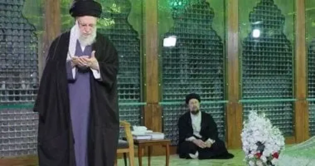 المرشد الايرانى أثناء ظهوره فى طهران