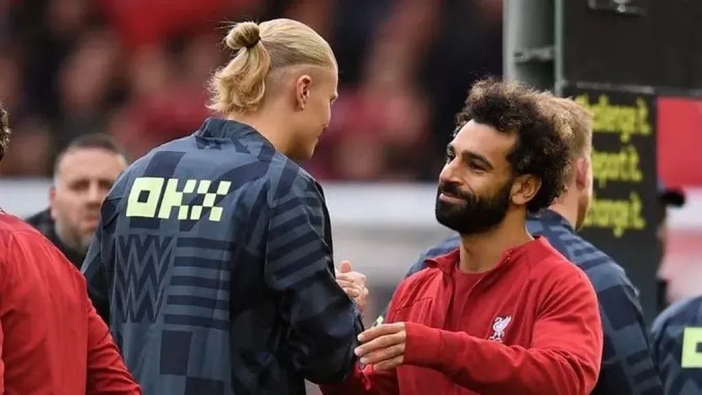 محمد صلاح وهالاند 