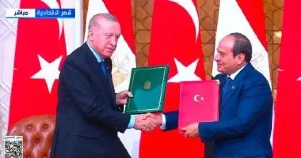  الرئيس السيسي  واردوغان