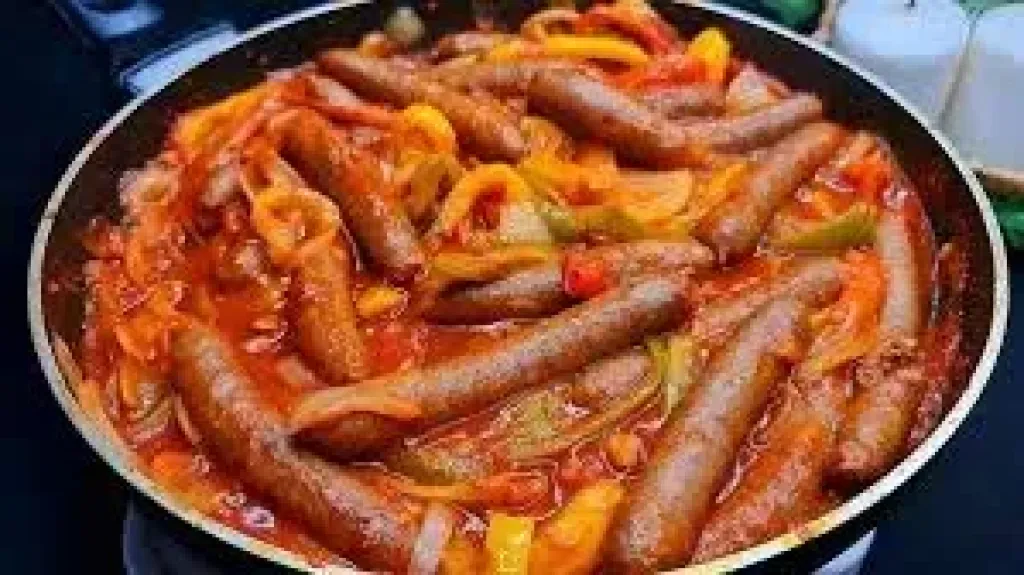 صينية كوسة بالسجق