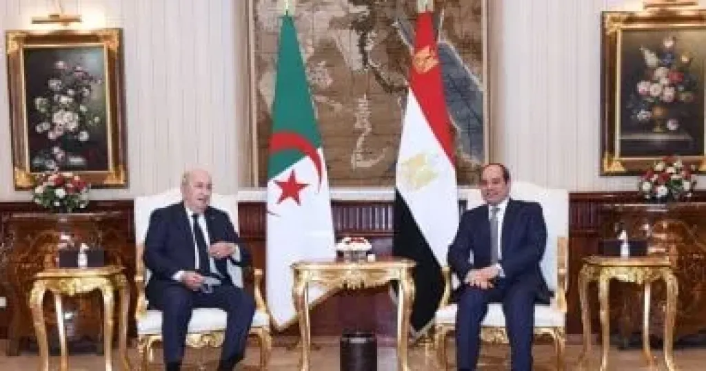 الرئيس السيسى والرئيس تبون
