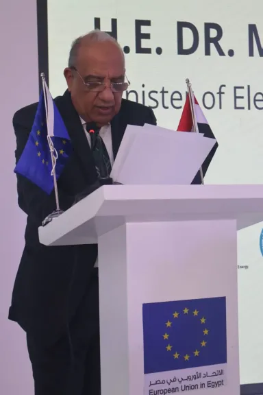 الدكتور محمود عصمت وزير الكهرباء