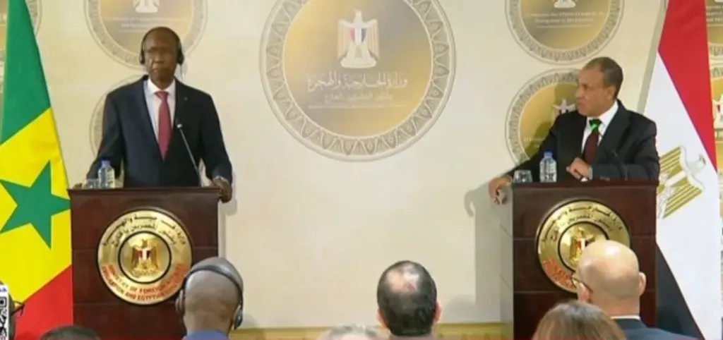 وزيرا خارجية مصر والسنغال