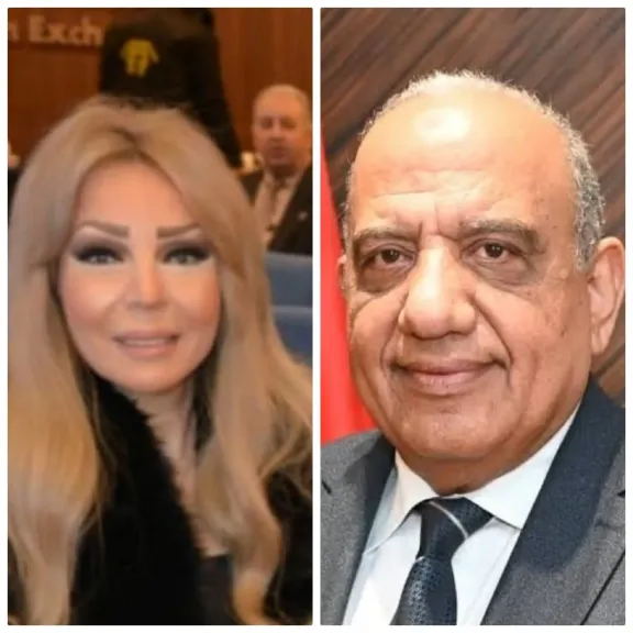 وزير الكهرباء والدكتورة نيفين بسيونى