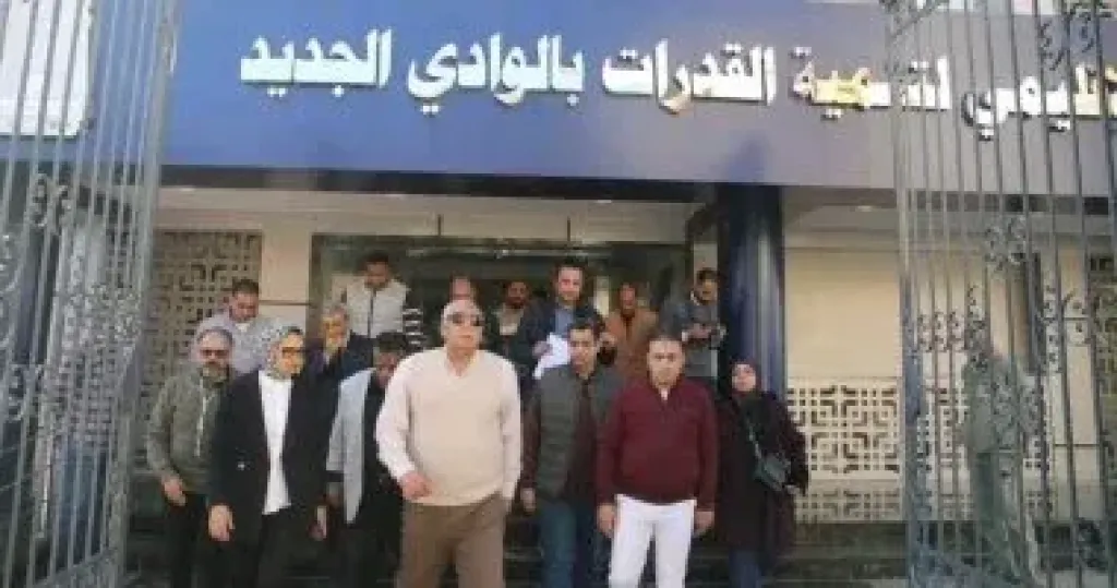 جانب من الجولة التفقدية فى الوادى الجديد