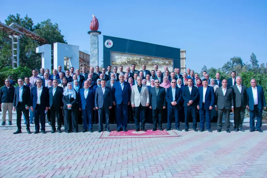 صورة جماعية خلال الجولة 
