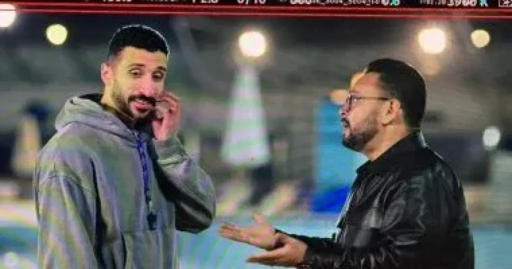 حسن حفني في مسلسل اللون الأزرق
