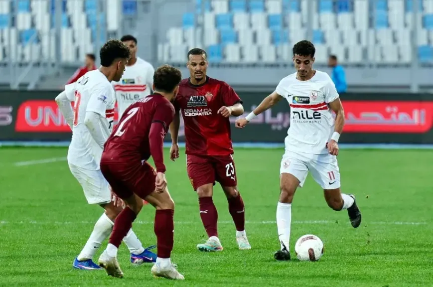 سيراميكا يتقدم بالهدف الثاني أمام الزمالك