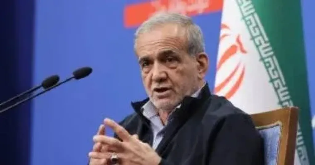الرئيس الإيراني، مسعود بزشيكان