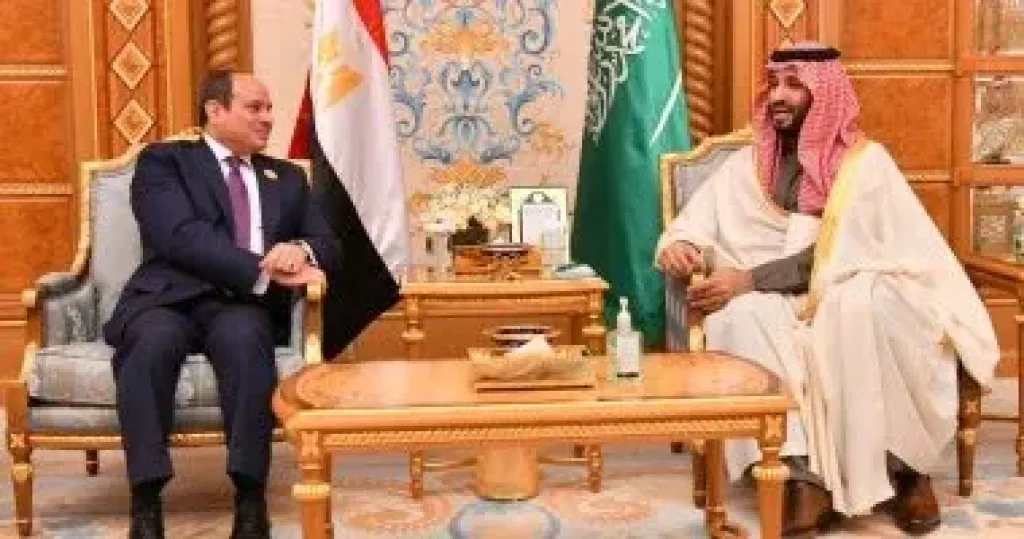 الرئيس عبد الفتاح السيسي والأمير محمد بن سلمان