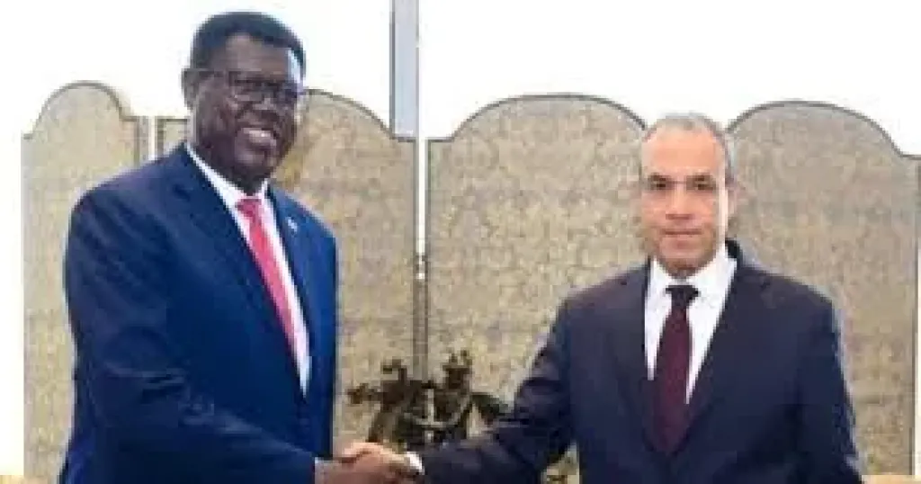 وزير الخارجية بدر عبد العاطي يستقبل وزير خارجية جنوب السودان