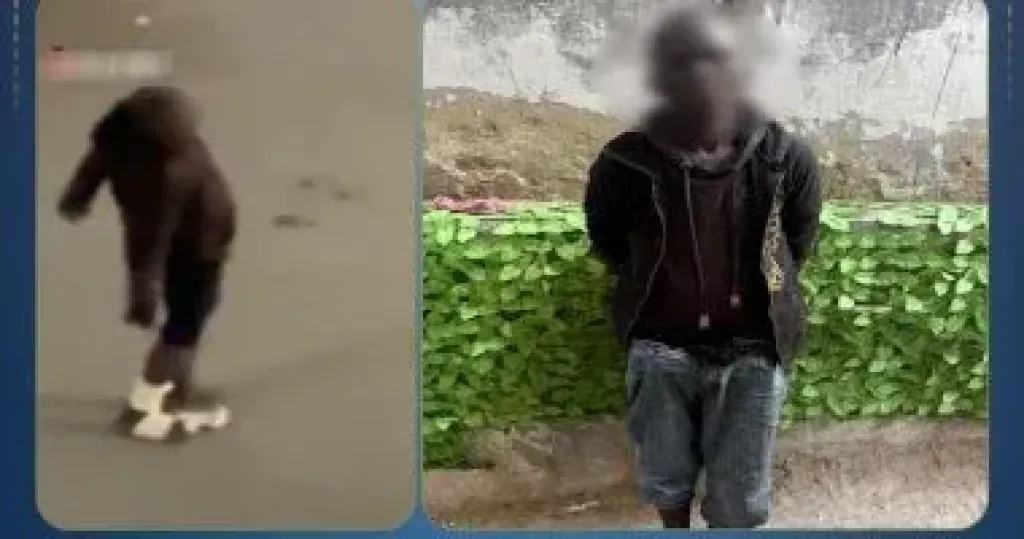 المتهم عقب القبض