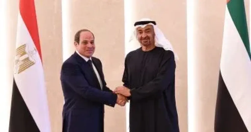 السيسي و محمد بن زايد  