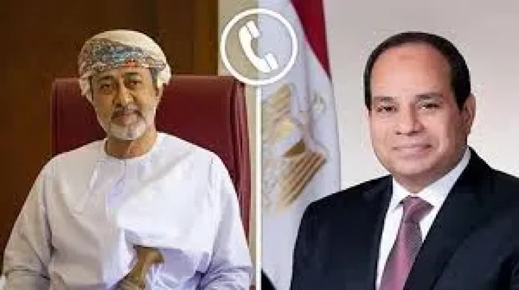 الرئيس السيسى يتصل هاتفيًا بسلطان عمان